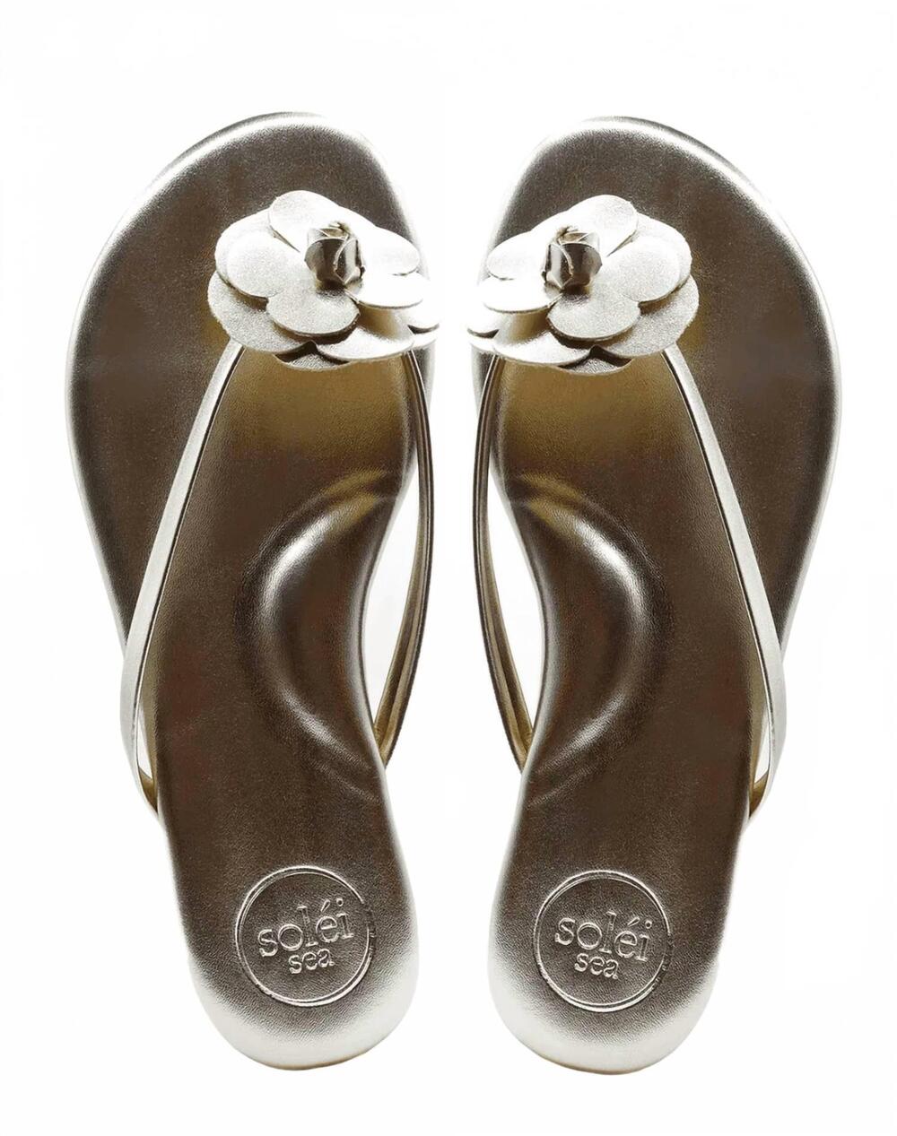NEW SOLEI SEA women's valentina sandal in gold